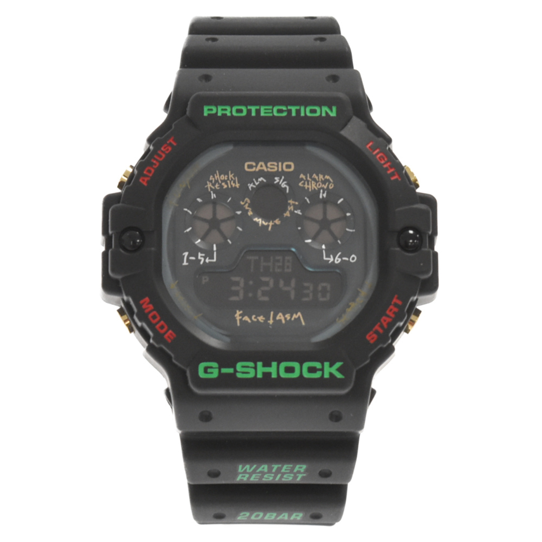 G-SHOCK ジーショック ×FACETASM ファセッタズム クオーツ時計 ウォッチ ブラック DW-5900FA-1JR