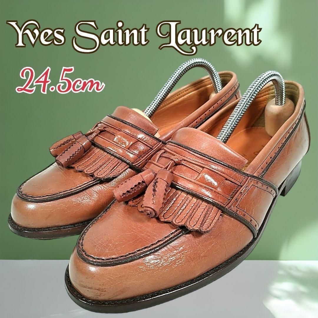 Yves Saint Laurent - イヴサンローラン キルト タッセルローファー