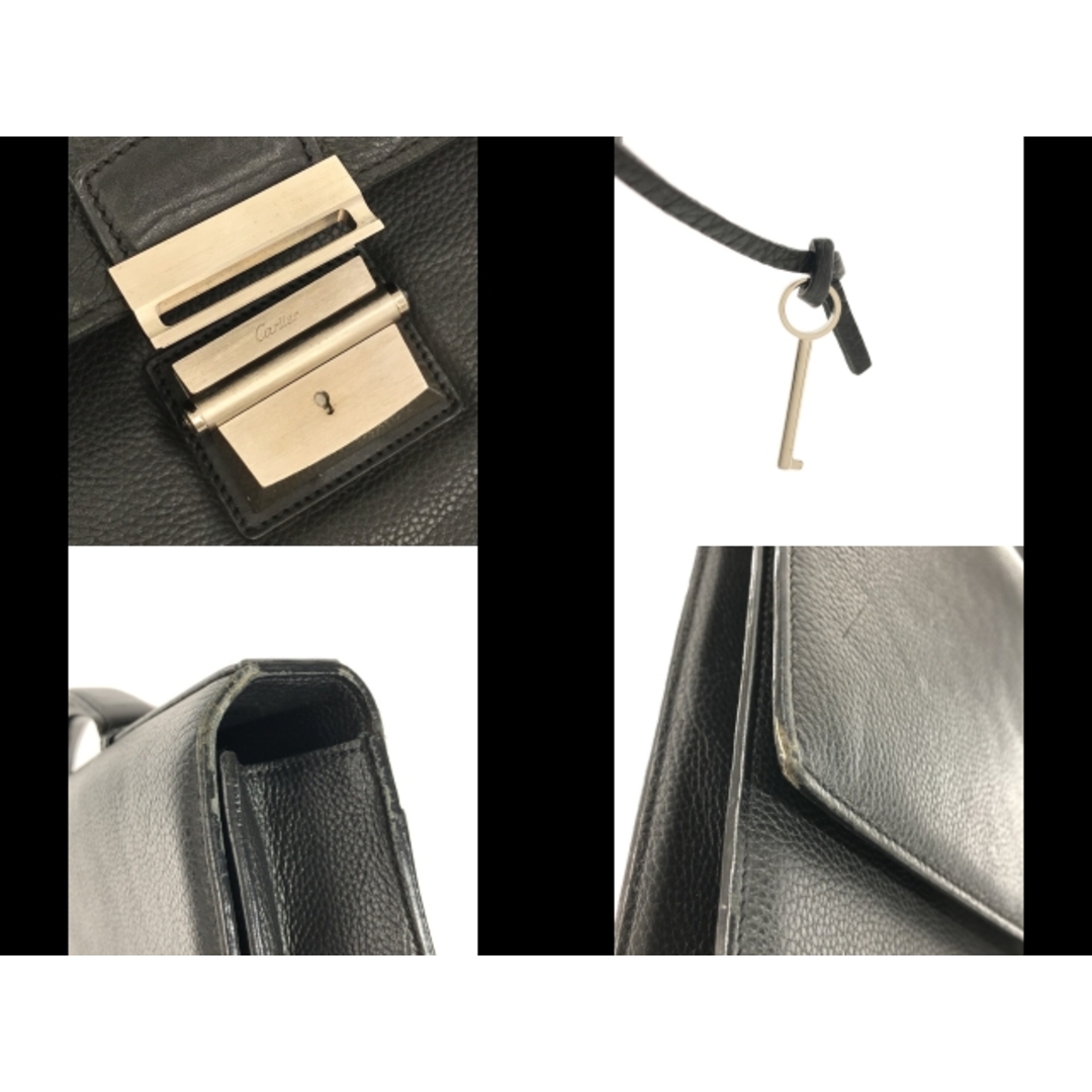 Cartier - カルティエ ビジネスバッグ - 黒 レザーの通販 by ブラン