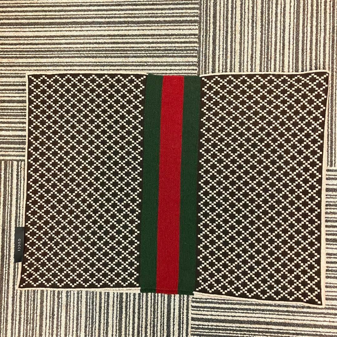 レア品】GUCCI グッチ ネックウォーマー スヌード マフラー-