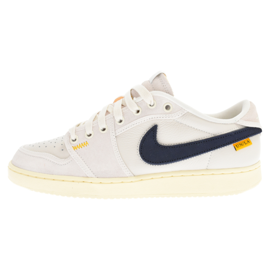 NIKE ナイキ ×UNION AIR JORDAN 1 LOW KO Sail Leather ユニオン エアジョーダン1 ロー ローカットスニーカー セイル アイボリー US10 DZ4864-100