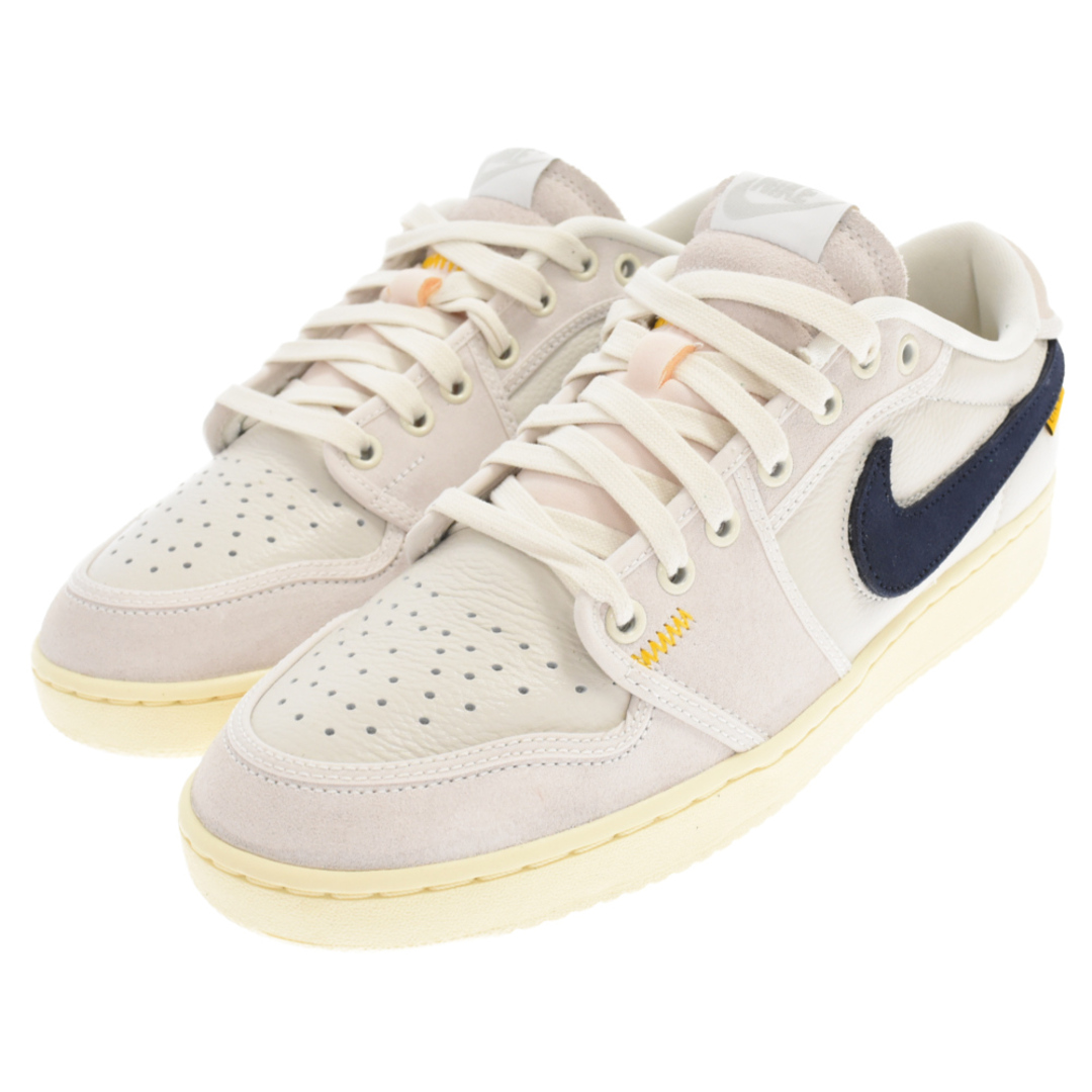 NIKE ナイキ ×UNION AIR JORDAN 1 LOW KO Sail Leather ユニオン エアジョーダン1 ロー ローカットスニーカー セイル アイボリー US10 DZ4864-100