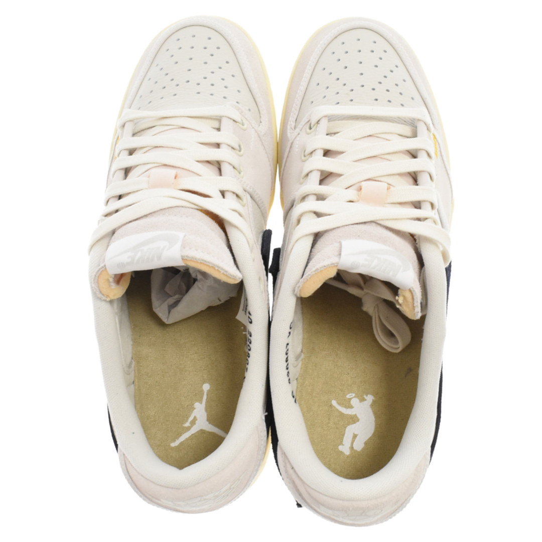 NIKE ナイキ ×UNION AIR JORDAN 1 LOW KO Sail Leather ユニオン エアジョーダン1 ロー ローカットスニーカー セイル アイボリー US10 DZ4864-100