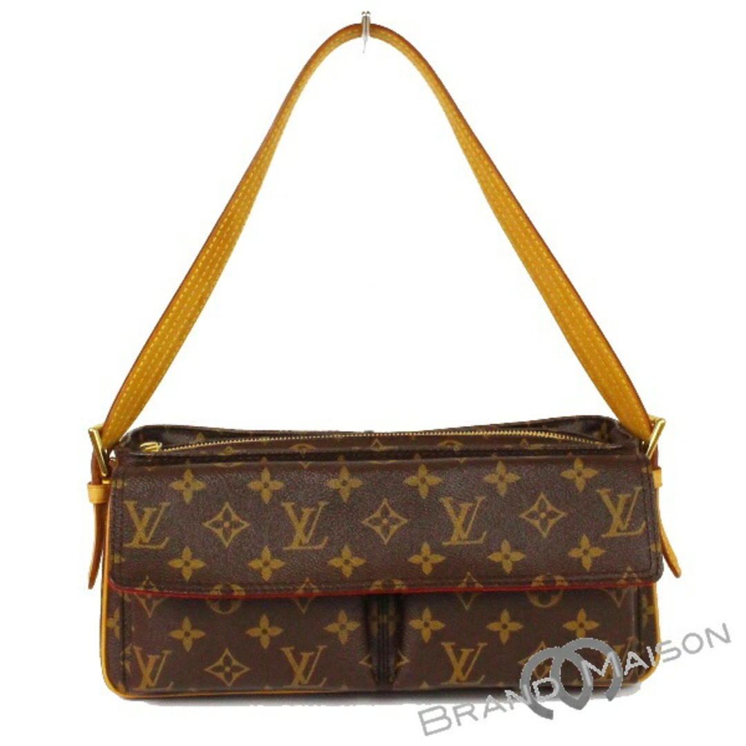 Aランク【ルイ・ヴィトン】ヴィバ・シテMM M51164 モノグラム ショルダーバッグ LOUIS VUITTON レディース ブラウン