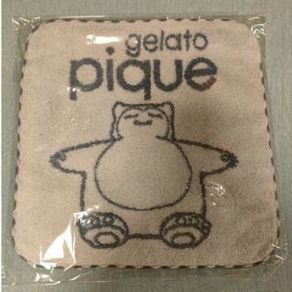 ジェラートピケ(gelato pique)のジェラートピケ × ポケモンスリープ　ハンドタオル　カビゴン(ハンカチ)