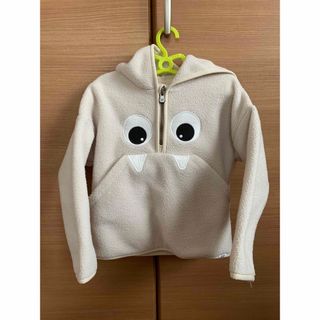 ギャップキッズ(GAP Kids)の美品　GAP bady フリース　トレーナー　ジップ　パーカー　100(ジャケット/上着)