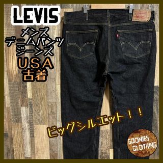 リーバイス(Levi's)のリーバイス メキシコ製 デニム パンツ ジーンズ 赤タグ 42 ロゴ USA古着(デニム/ジーンズ)