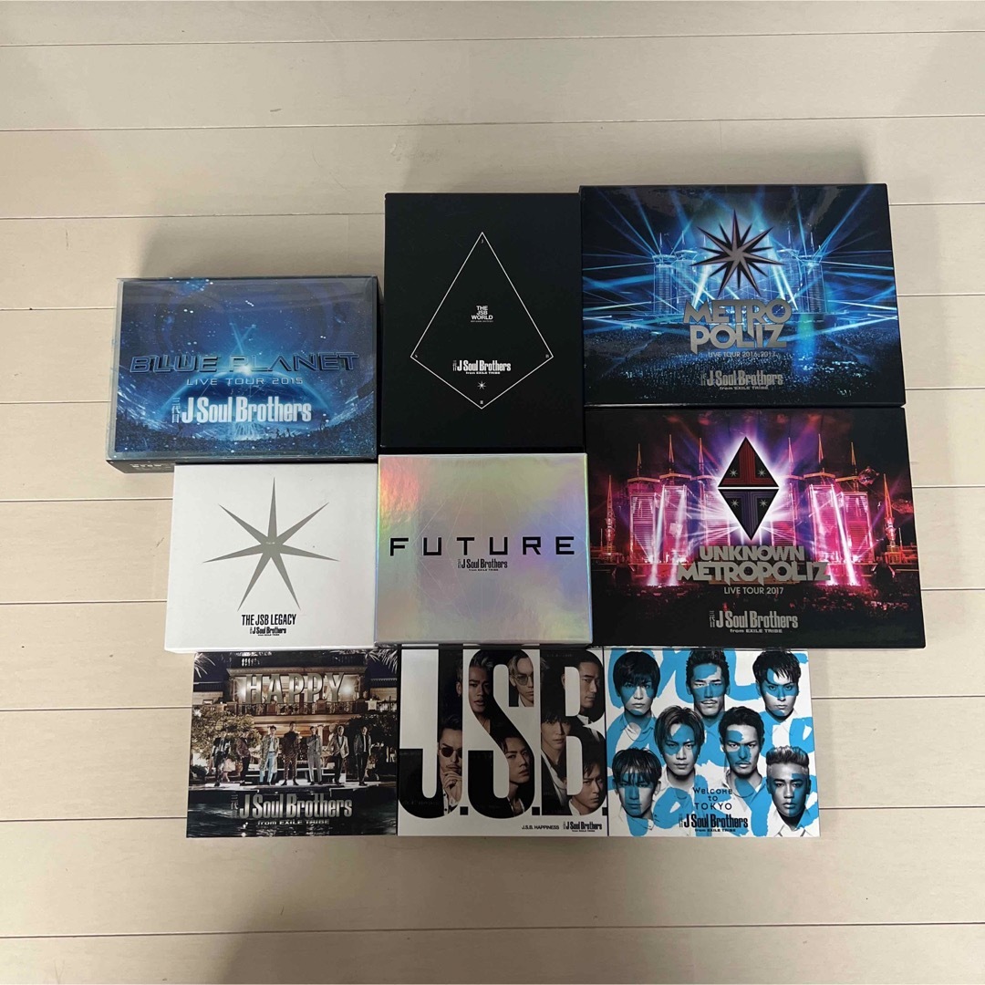 三代目 J Soul Brothers ライブDVD・Blu-ray3点セット