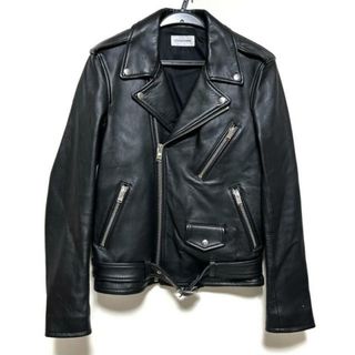 ☆09AW 美品 LITHIUM HOMME シングル レザー ライダース 46-