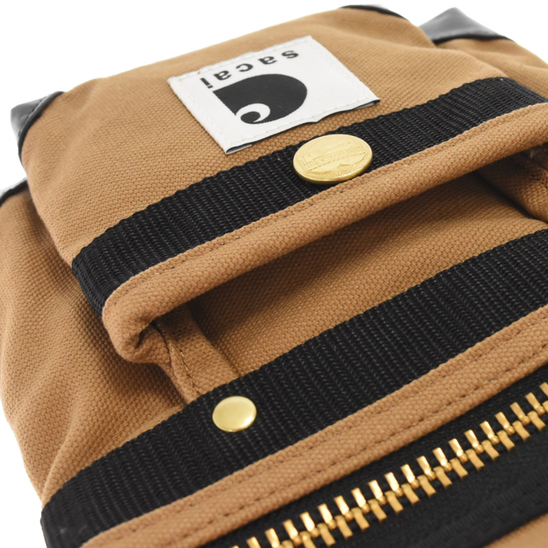 sacai(サカイ)のSacai サカイ ×Carhartt WIP Pocket Bag 23-0559S×カーハート ポケットウエストバッグ ベージュ メンズのバッグ(ウエストポーチ)の商品写真