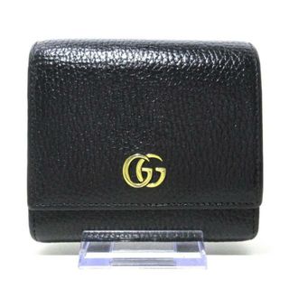 Gucci - グッチ 2つ折り財布美品 GGマーモント 黒の通販 by ブラン