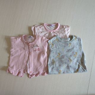 ミキハウス(mikihouse)の女の子　シャツ　まとめ　80 90　長袖　春服 ミキハウス　まとめ買い(Ｔシャツ)