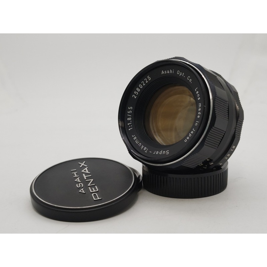 PENTAX Super-Takumar 55ｍｍ F1.8 M42 フィルター キャップ付き ペンタックス 良カメラ