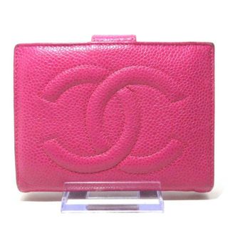 シャネル(CHANEL)のCHANEL(シャネル) 2つ折り財布 - ピンク(財布)