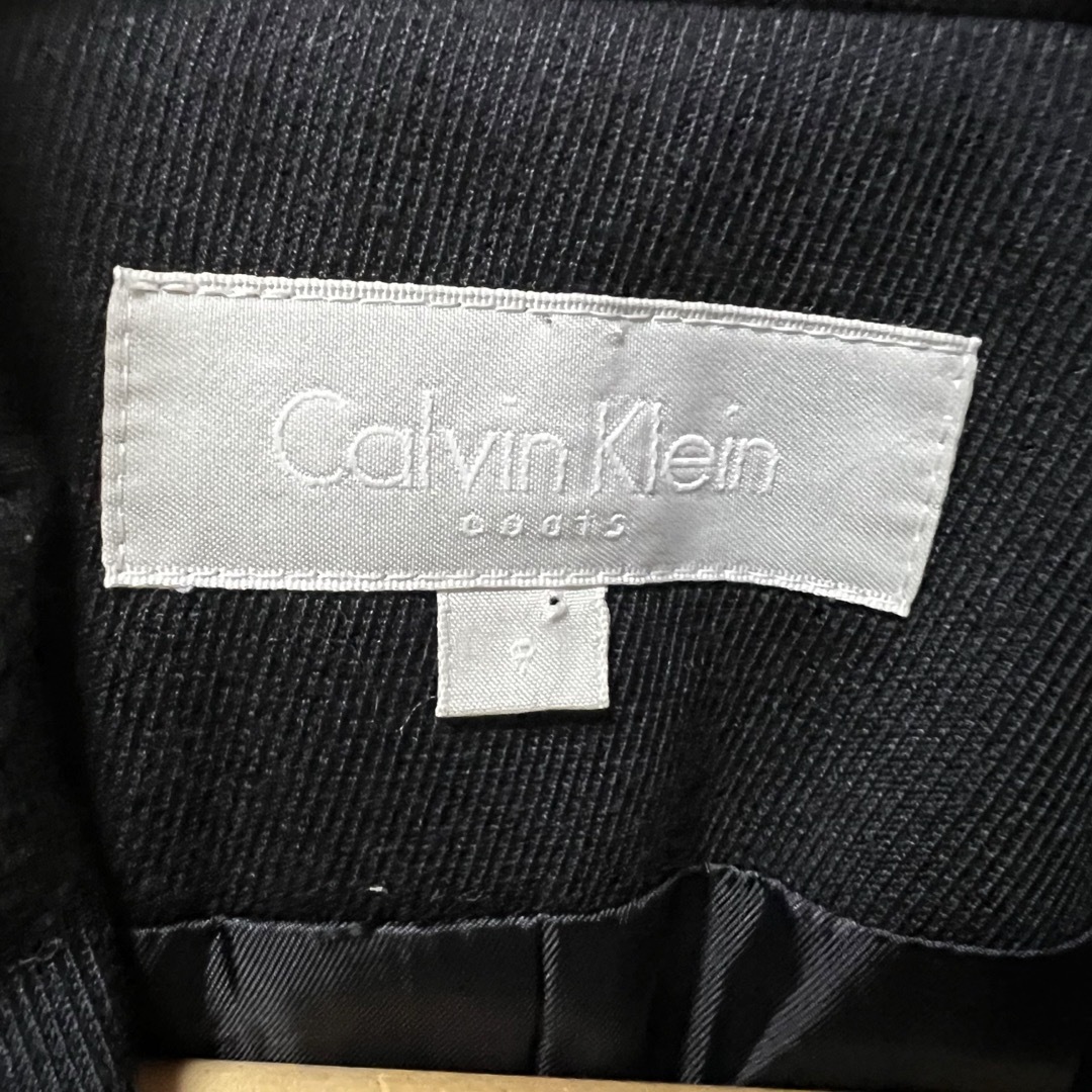 Calvin Klein(カルバンクライン)の破格値　カルバンクライン　ウール混チェスターコート レディースのジャケット/アウター(チェスターコート)の商品写真