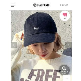 チャオパニック(Ciaopanic)のレディース　秋冬　キャップ　美品(キャップ)