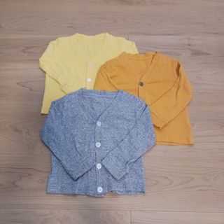 ユニクロ(UNIQLO)のユニクロ　カーディガン 90cm 3点セット(カーディガン)