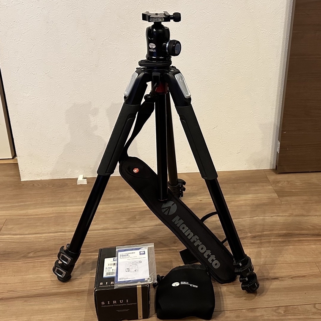 Manfrotto 055 三脚 マンフロット SIRUI K-30X-