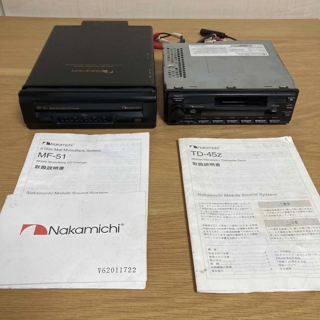 【希少】ナカミチ nakamichi 【MF-51 】【TD-45z】セット