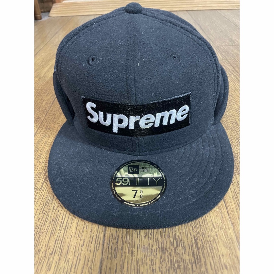 earflapsupreme newera フリースキャップ 7 5/8