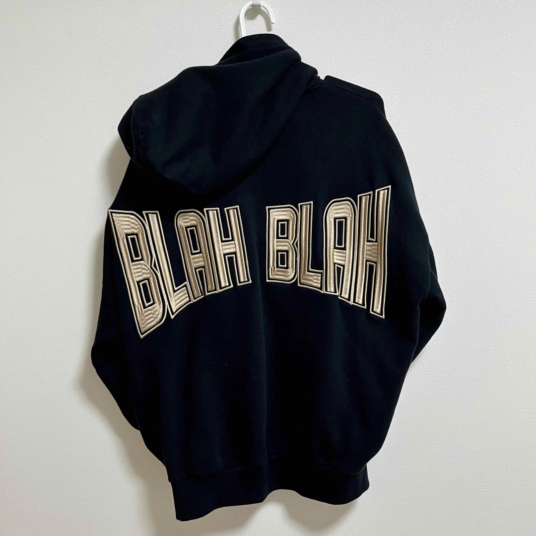 GYDA(ジェイダ)の【美品】GYDA BLAH BLAH  ZIP UP スウェットパーカー レディースのトップス(パーカー)の商品写真