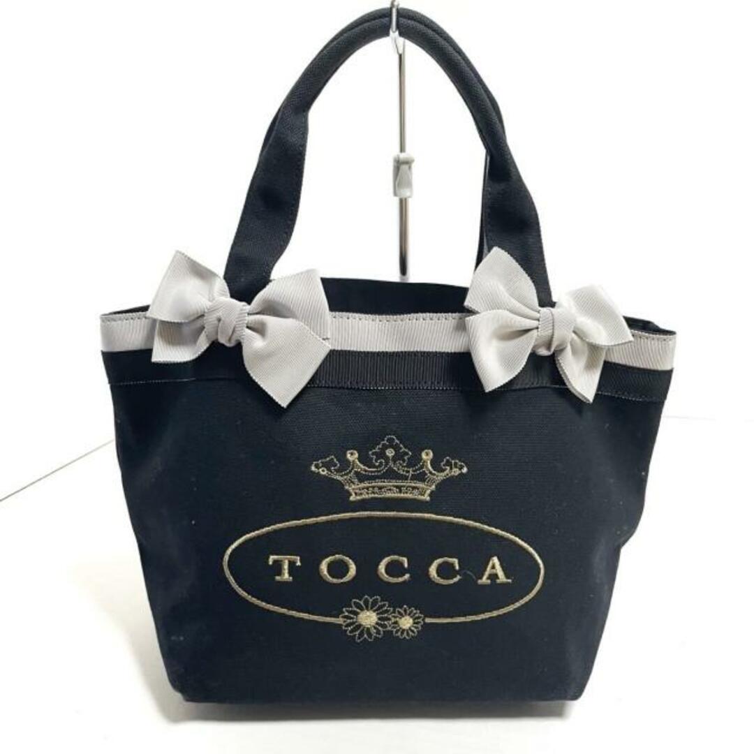 TOCCA - トッカ トートバッグ - 黒×グレー リボンの通販 by ブラン