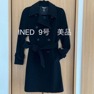 イネド(INED)の美品　アンゴラコート　INED(トレンチコート)