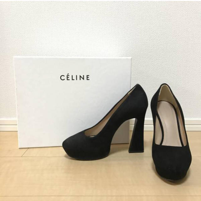 celine(セリーヌ)の値下げ！CELINE セリーヌ パンプス 35 22.5 希少サイズ レディースの靴/シューズ(ハイヒール/パンプス)の商品写真