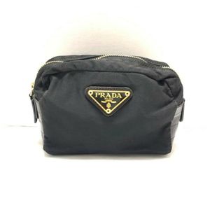 PRADA - PRADA プラダ 三角ロゴデニム ポーチ 小物入れ メイクポーチ