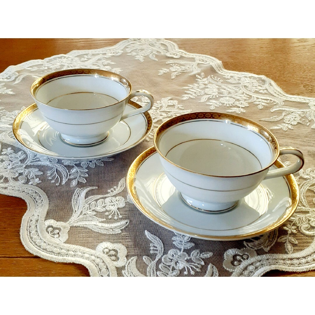 Noritake - Noritake ノリタケ リッチモンド カップ&ソーサー 2客 新品