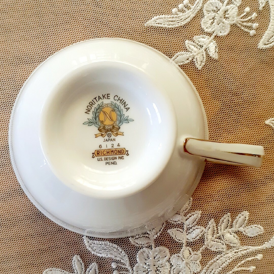 Noritake - Noritake ノリタケ リッチモンド カップ&ソーサー 2客 新品