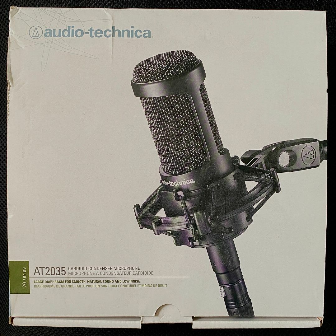 audio-technica(オーディオテクニカ)のコンデンサーマイク　AT-2035　 楽器のレコーディング/PA機器(マイク)の商品写真
