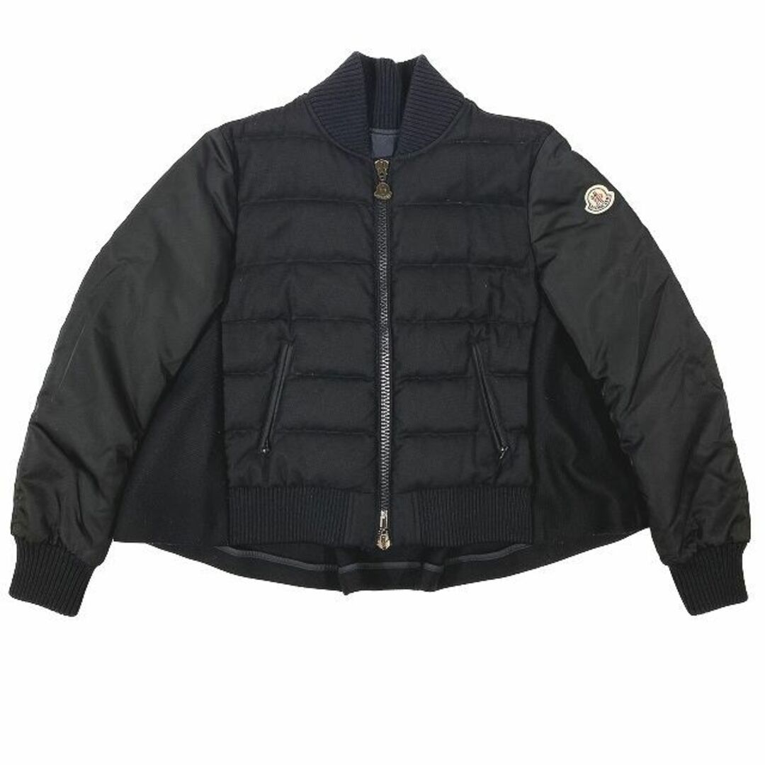 【美品】MONCLER モンクレール ウール切替 ダウンジャケット 01