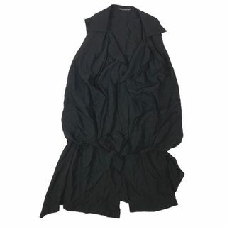 ヨウジヤマモト(Yohji Yamamoto)の美品 22SS ヨウジヤマモト スリーブレスドレス ワンピース ハーフ丈(ひざ丈ワンピース)