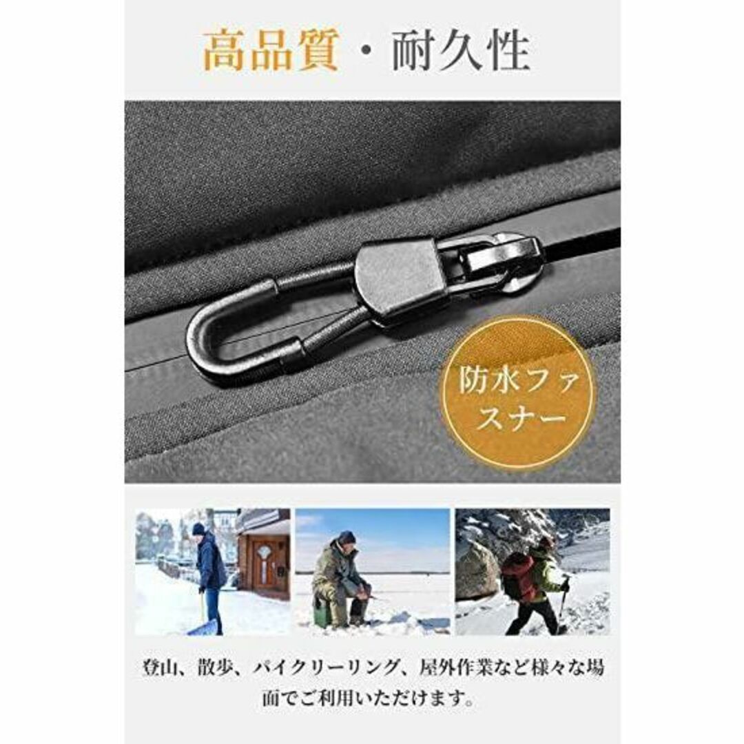 電熱ベスト 加熱ベスト 3段温度調整 電熱ウェア 速暖 バッテリー付き 洗える 5