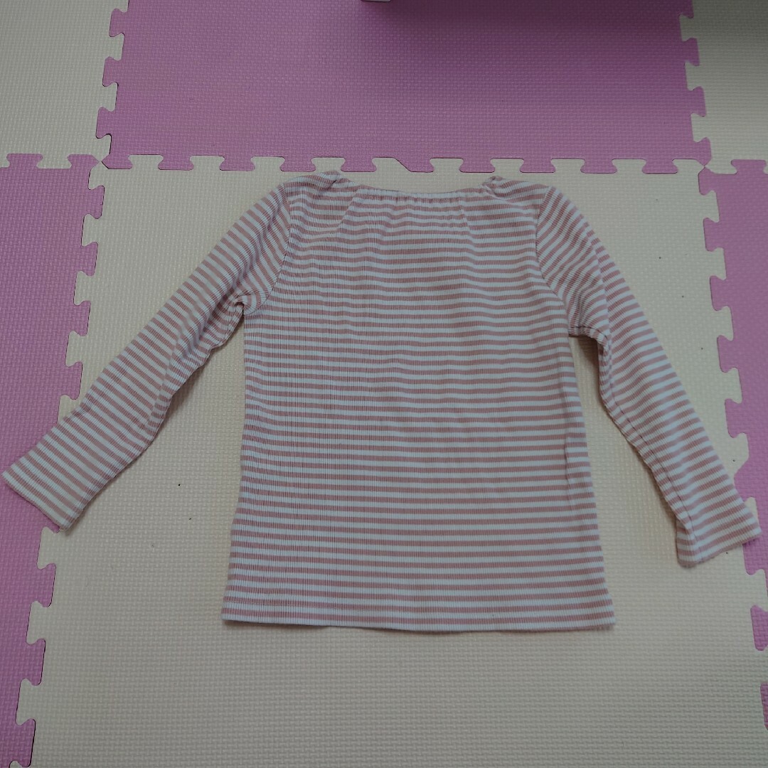 kladskap(クレードスコープ)のボーダーカットソー　クレードスコープ キッズ/ベビー/マタニティのキッズ服女の子用(90cm~)(Tシャツ/カットソー)の商品写真