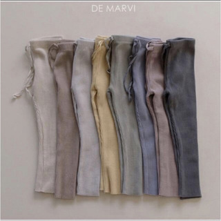 【新品に近い】marvi リブレギンス　韓国子供服(パンツ/スパッツ)