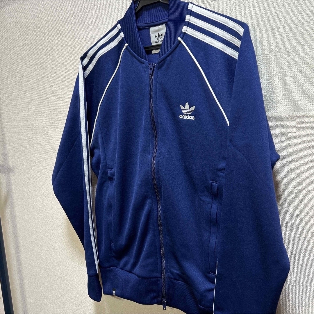 あの 着用類似 adidas アディダス トラックジャケット ネイビー 3本線