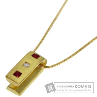 ダミアーニ(Damiani)のDamiani ルビー ダイヤモンド ネックレス K18YG レディース(ネックレス)