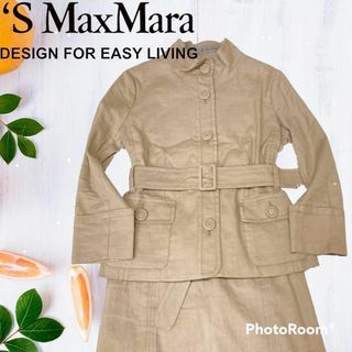 S Max Mara   エスマックスマーラ S Max Mara セットアップ  リネン