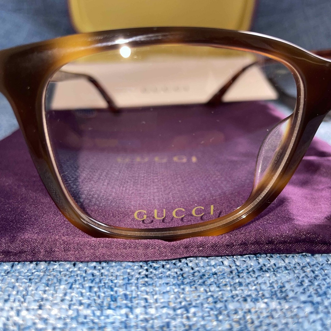 新品未使用 GUCCI グッチ GG0018A 002メガネフレーム ブラウン