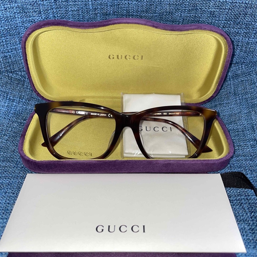 新品未使用 GUCCI グッチ GG0018A 002メガネフレーム ブラウン | フリマアプリ ラクマ