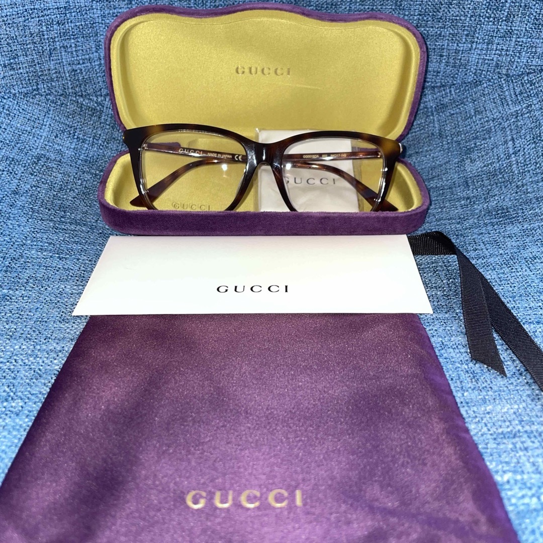 新品未使用 GUCCI グッチ GG0018A 002メガネフレーム ブラウン