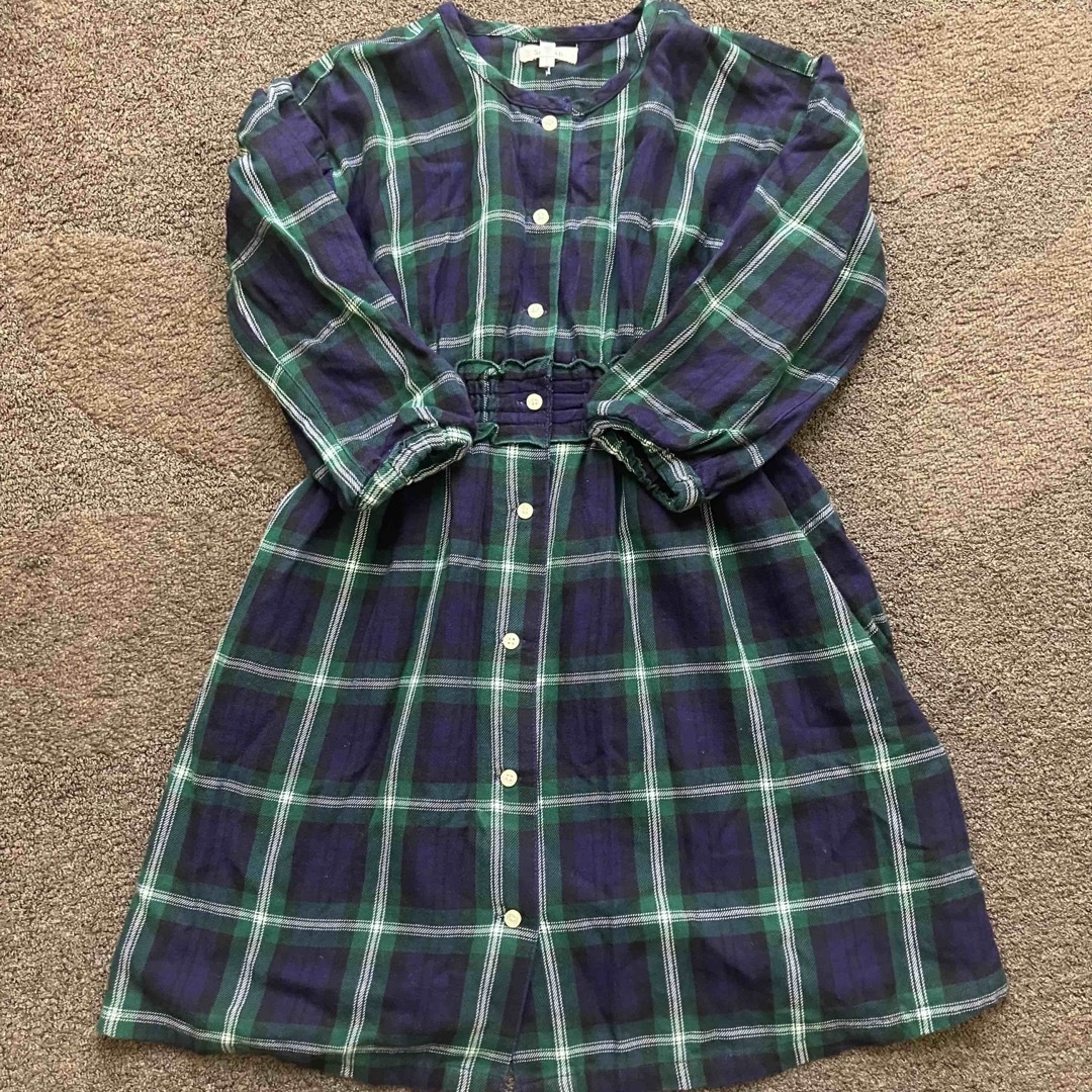 Seraph(セラフ)のセラフ　チェック柄ワンピース キッズ/ベビー/マタニティのキッズ服女の子用(90cm~)(ワンピース)の商品写真