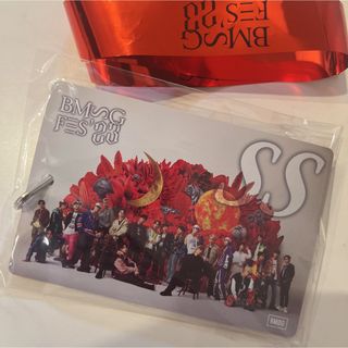 ビーファースト(BE:FIRST)のBMSG フェス 2023 SS席特典 ネックストラップ 銀テープ付き(アイドルグッズ)