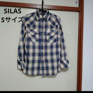 サイラス(SILAS)の美品　サイラス　チェック柄シャツ　ブラウス　Sサイズ　マルチカラー　長袖　C(シャツ/ブラウス(長袖/七分))