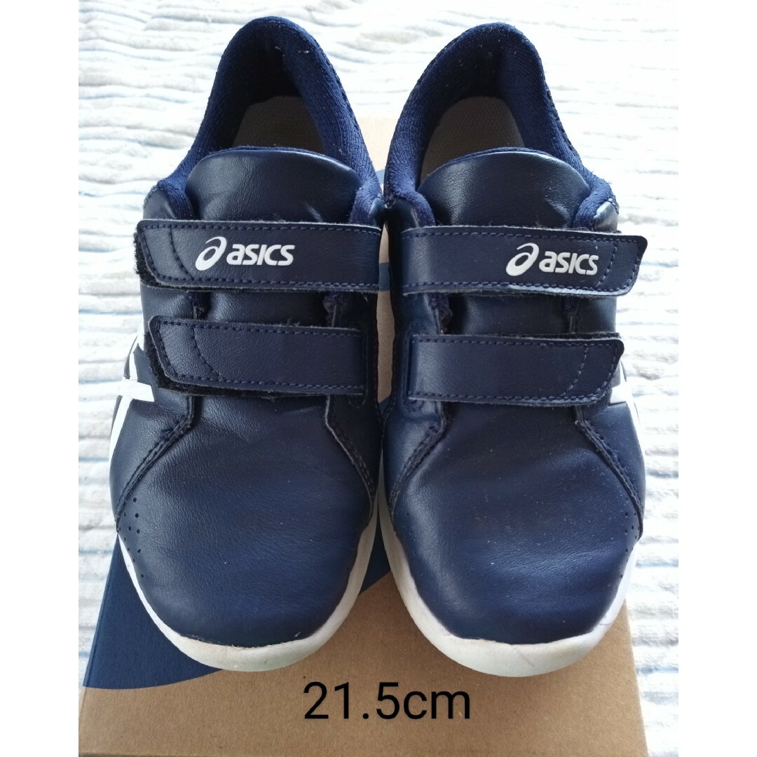 asics(アシックス)のアシックス　asics　ナースウォーカー　203　ネイビー　紺　21.5cm キッズ/ベビー/マタニティのキッズ靴/シューズ(15cm~)(スニーカー)の商品写真