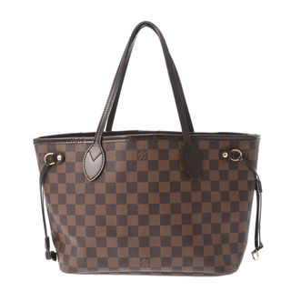 ルイヴィトン(LOUIS VUITTON)のルイヴィトン ダミエ ネヴァーフル PM 旧型 ハンドバッグ ブラウン(ハンドバッグ)