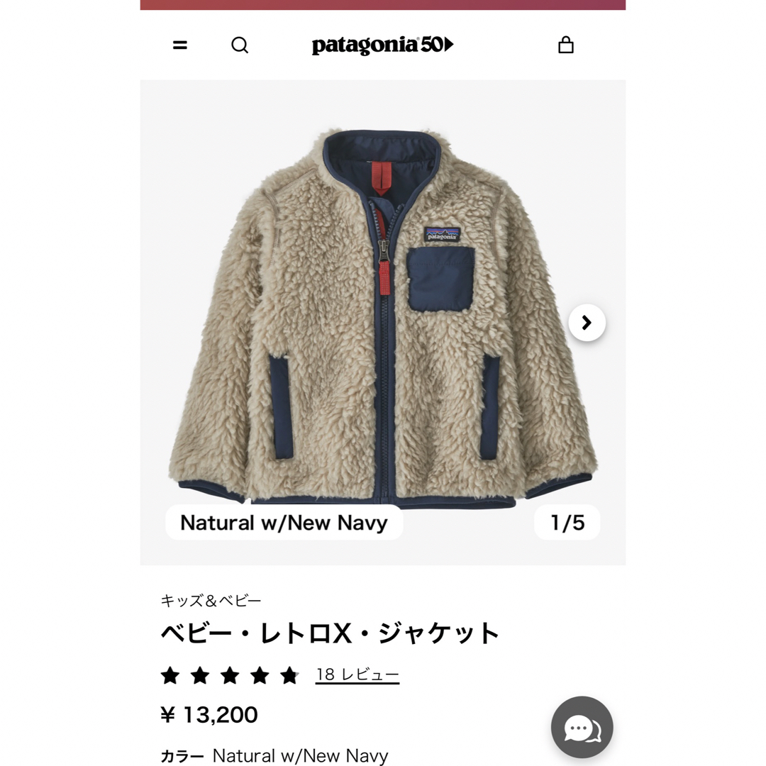 値下げします！patagonia レトロX 5T