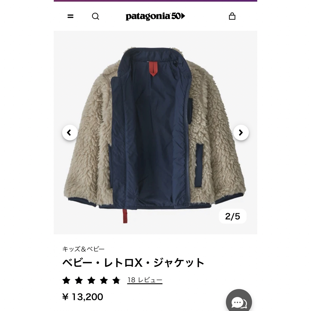 値下げします！patagonia レトロX 5T